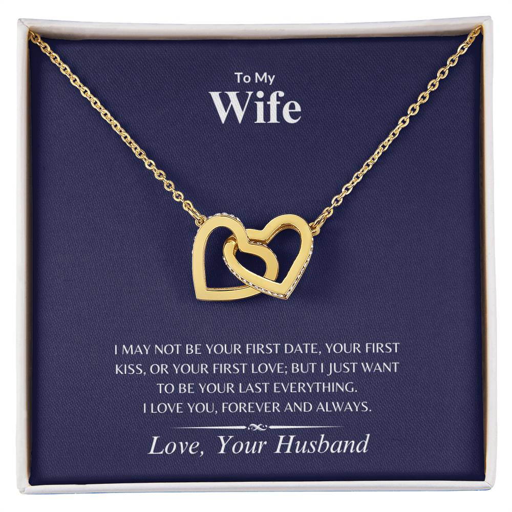 Wife - Lasting Love - Interlocking Hearts Necklace