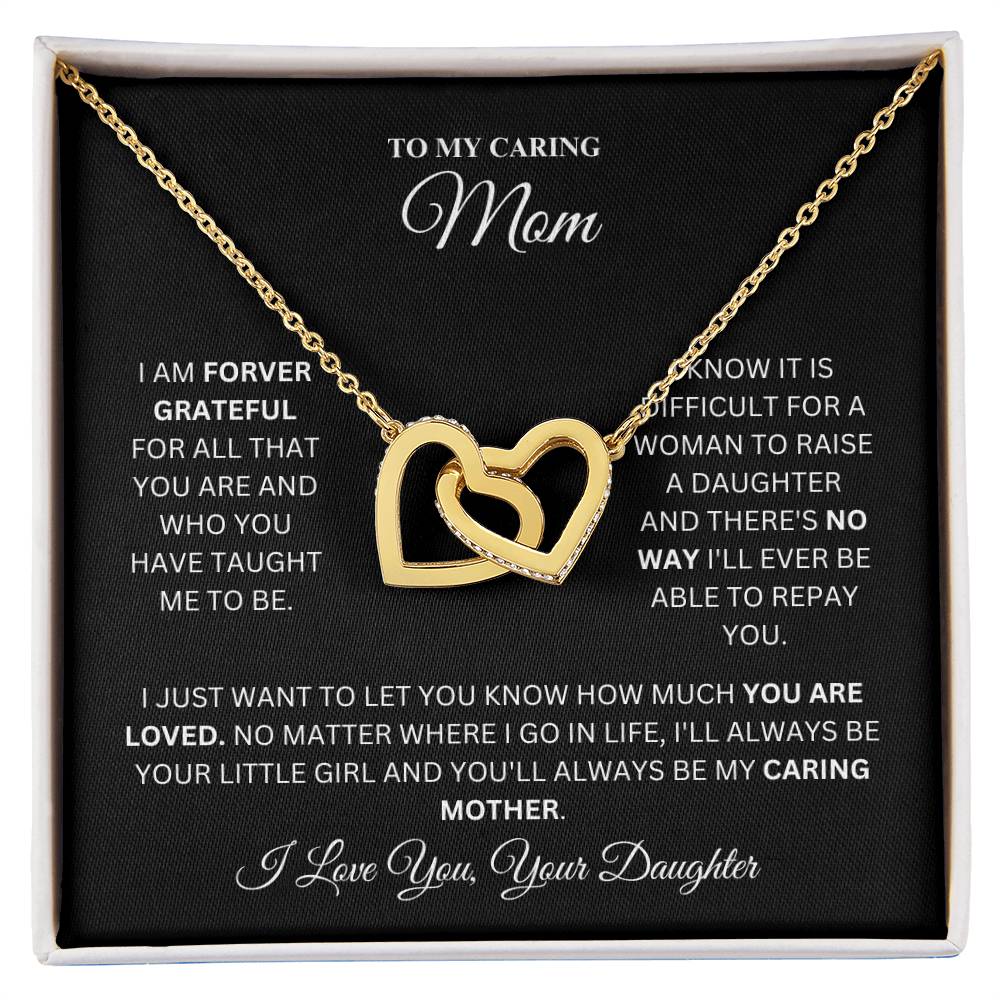 Mom - Sweet Mother - Interlock Love Necklace