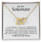 soulmate - Loving you - Interlock Love Necklace