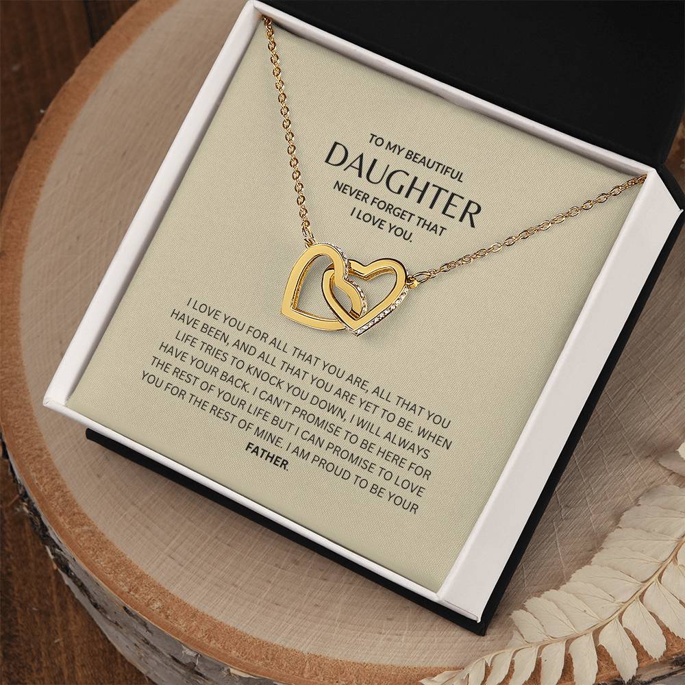 Daughter - Win the fight - Interlock Necklace