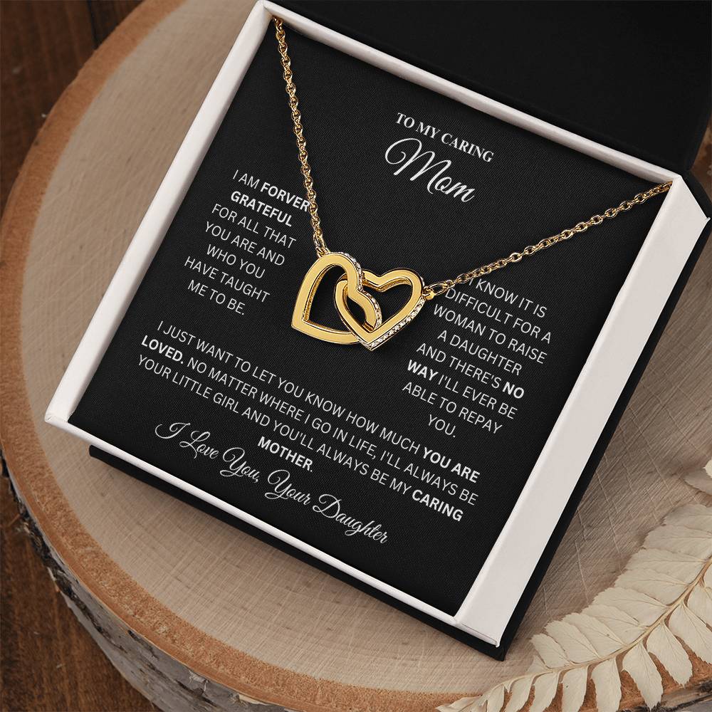 Mom - Sweet Mother - Interlock Love Necklace