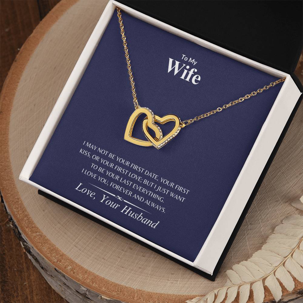 Wife - Lasting Love - Interlocking Hearts Necklace