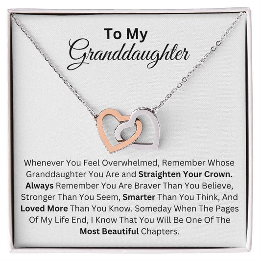 To My Granddaughter-Straighten Your Crown