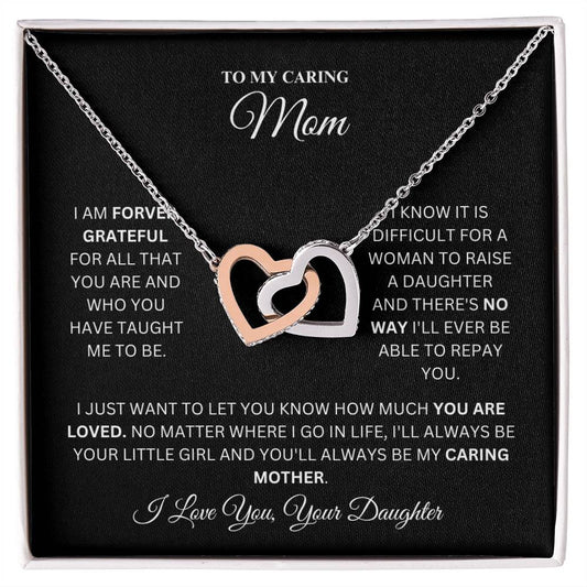 Mom - Sweet Mother - Interlock Love Necklace