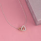 To My Girlfriend - My Love Wish is To Stand with You - Interlock Knecklace