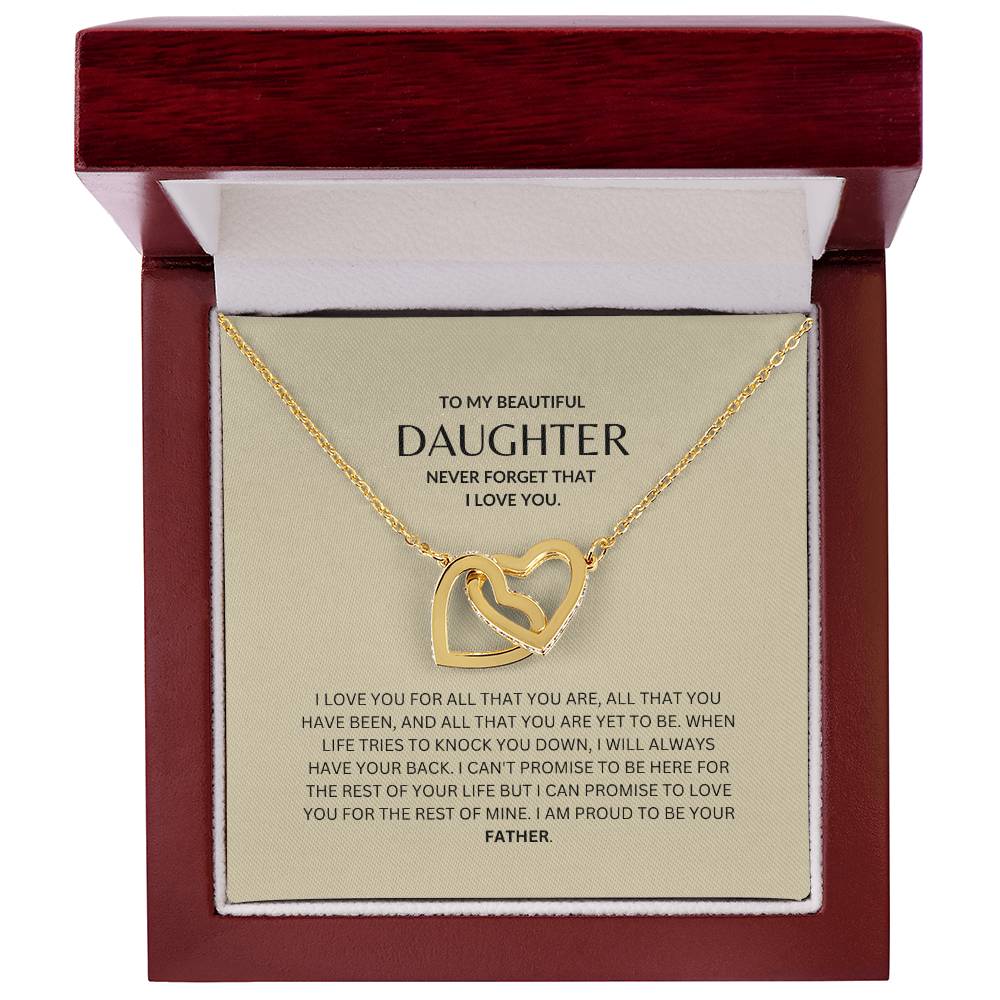 Daughter - Win the fight - Interlock Necklace