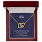 Wife - Lasting Love - Interlocking Hearts Necklace