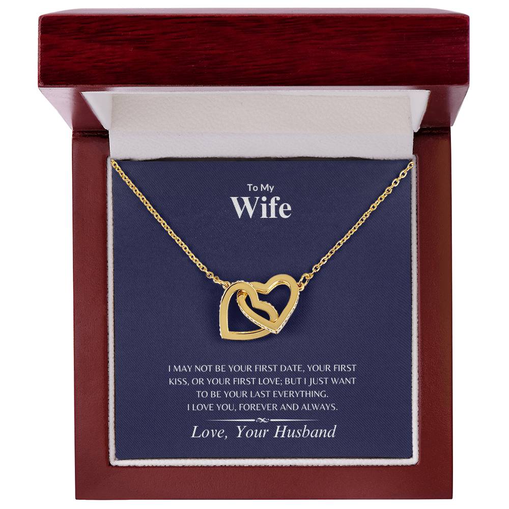 Wife - Lasting Love - Interlocking Hearts Necklace