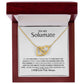 soulmate - Loving you - Interlock Love Necklace