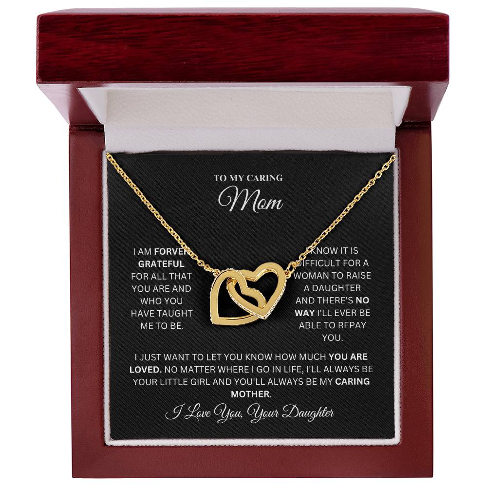 Mom - Sweet Mother - Interlock Love Necklace