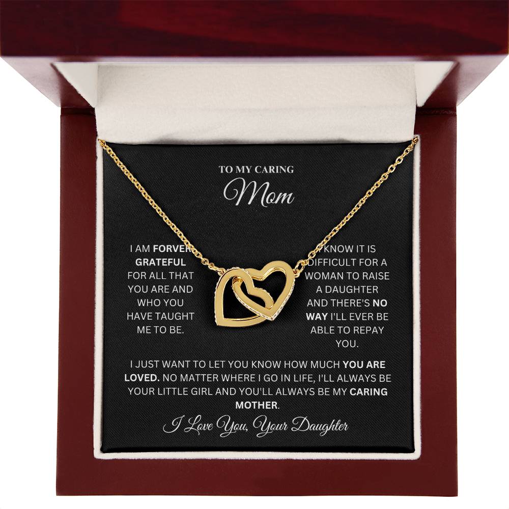 Mom - Sweet Mother - Interlock Love Necklace