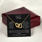Mom - Sweet Mother - Interlock Love Necklace