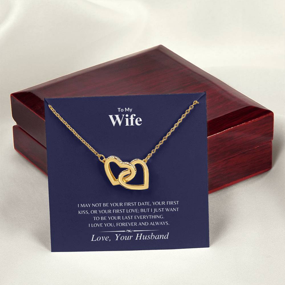 Wife - Lasting Love - Interlocking Hearts Necklace