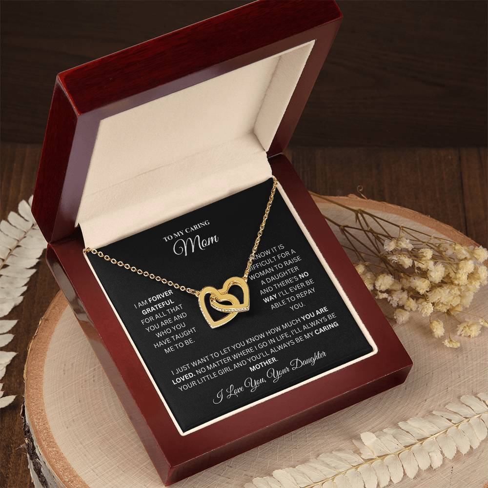 Mom - Sweet Mother - Interlock Love Necklace