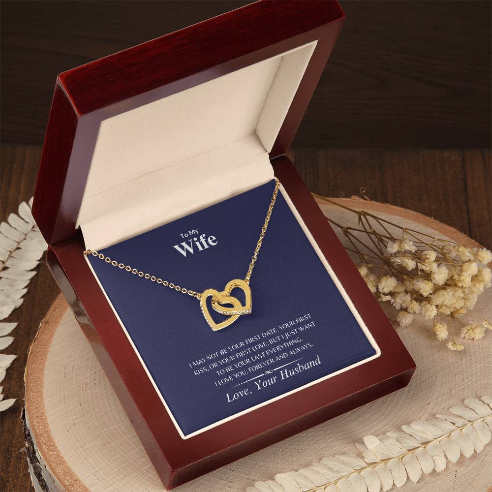 Wife - Lasting Love - Interlocking Hearts Necklace