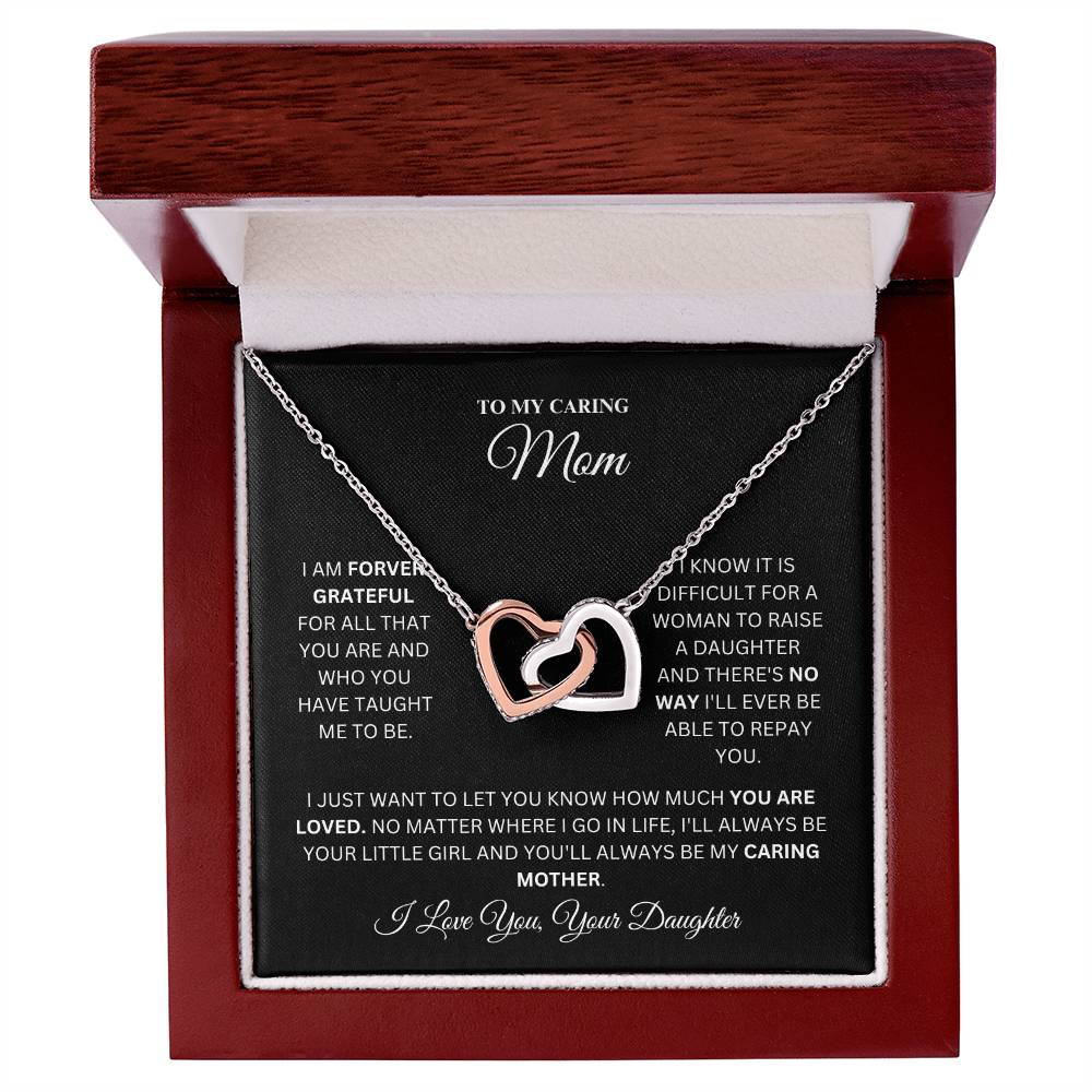 Mom - Sweet Mother - Interlock Love Necklace