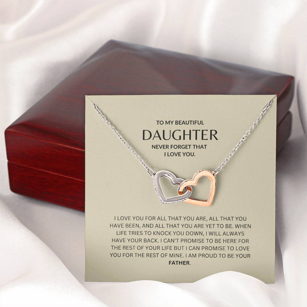 Daughter - Win the fight - Interlock Necklace