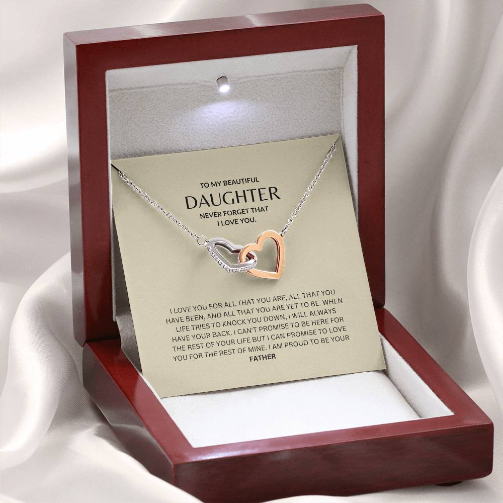 Daughter - Win the fight - Interlock Necklace