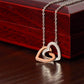 Wife - Lasting Love - Interlocking Hearts Necklace