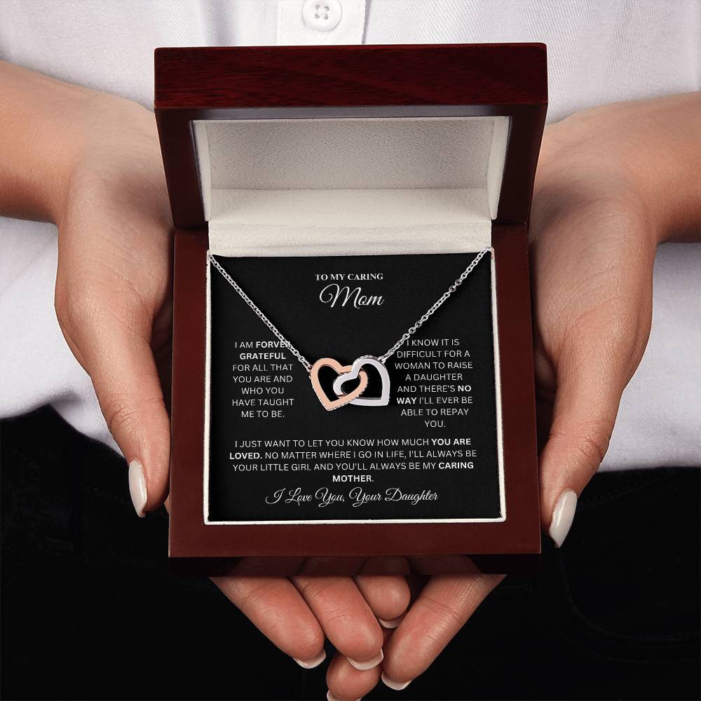 Mom - Sweet Mother - Interlock Love Necklace