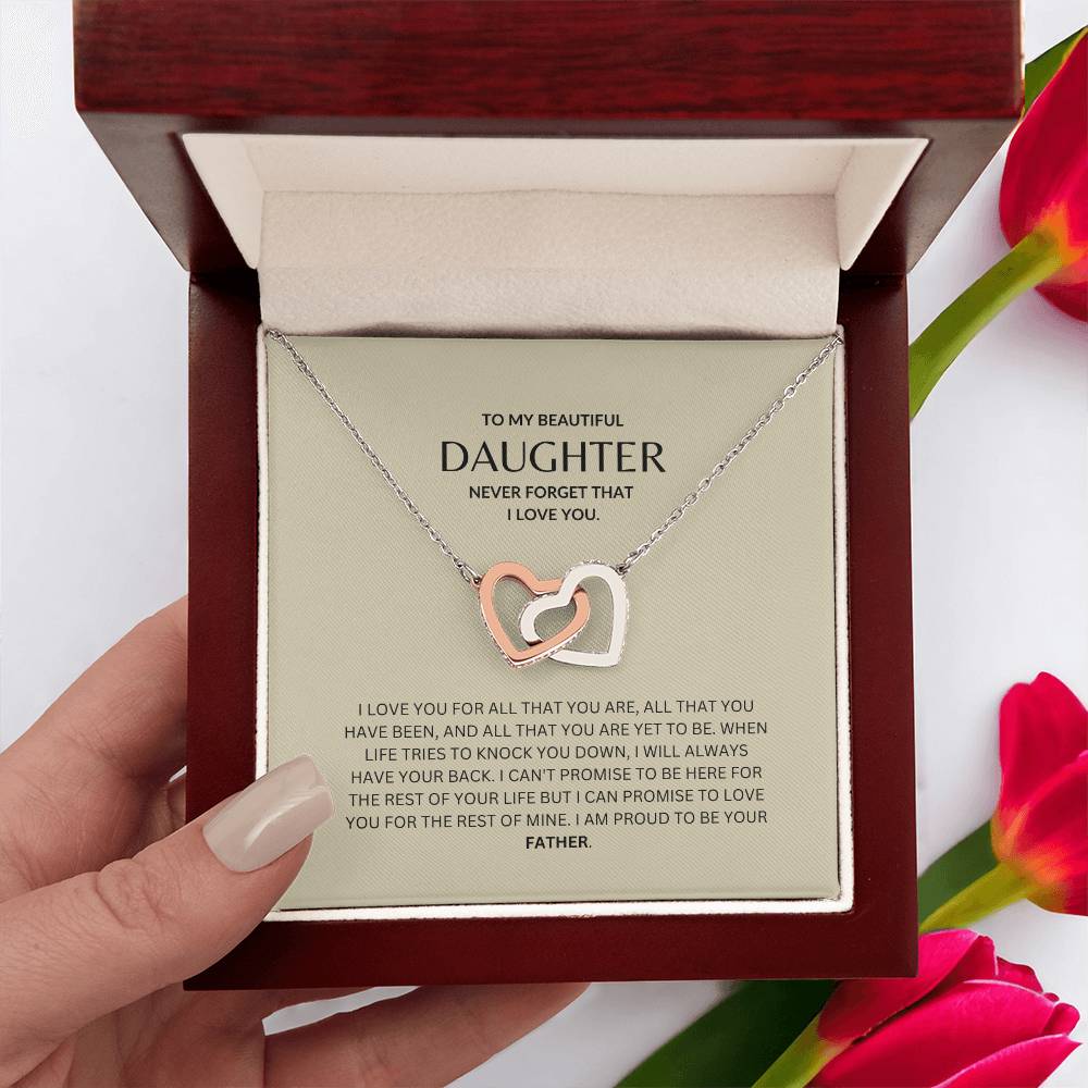 Daughter - Win the fight - Interlock Necklace