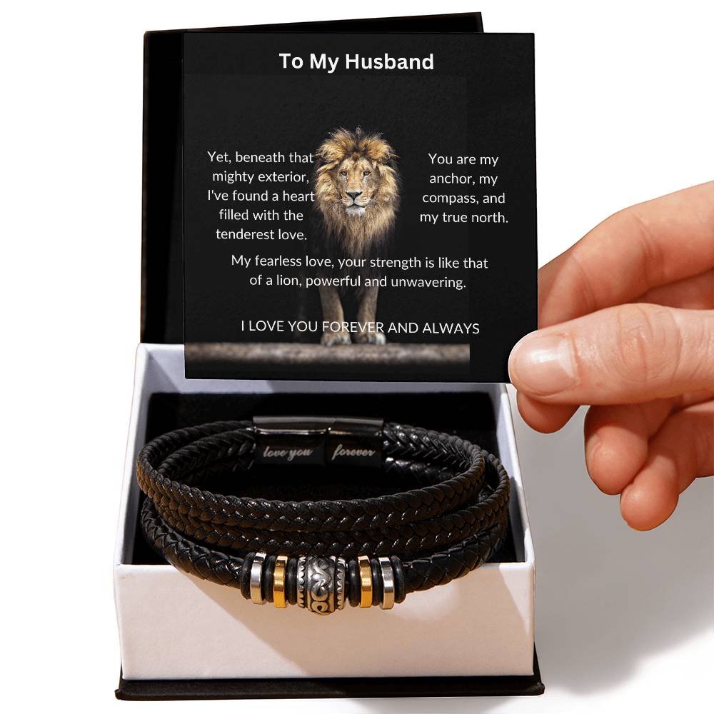 To My Husband - Token of My Love -Bracelet