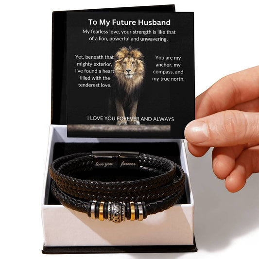 To My future Husband - My Fearless Love - Love You Forever Bracelet