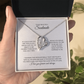 My Valantine Love Knot Necklace Valantine Day Gift