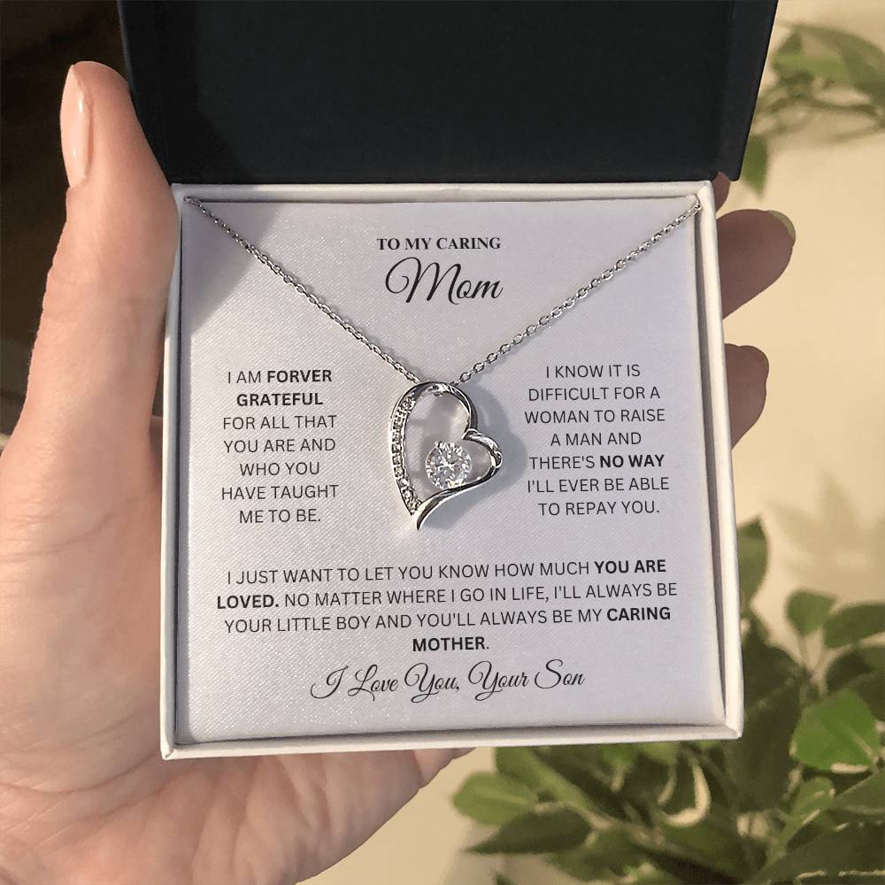 Mom -Love Me - Forever Love Necklace