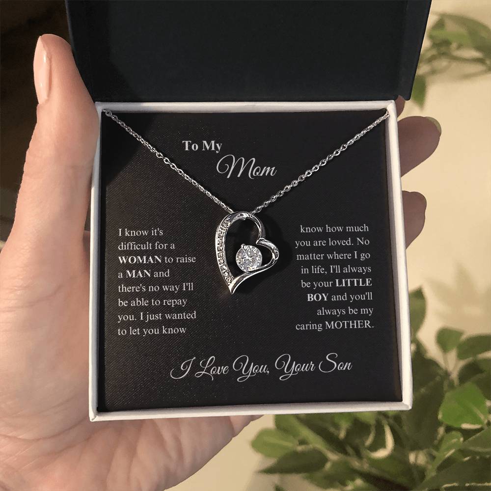 Mom -Precious Mom - Forever Love Necklace