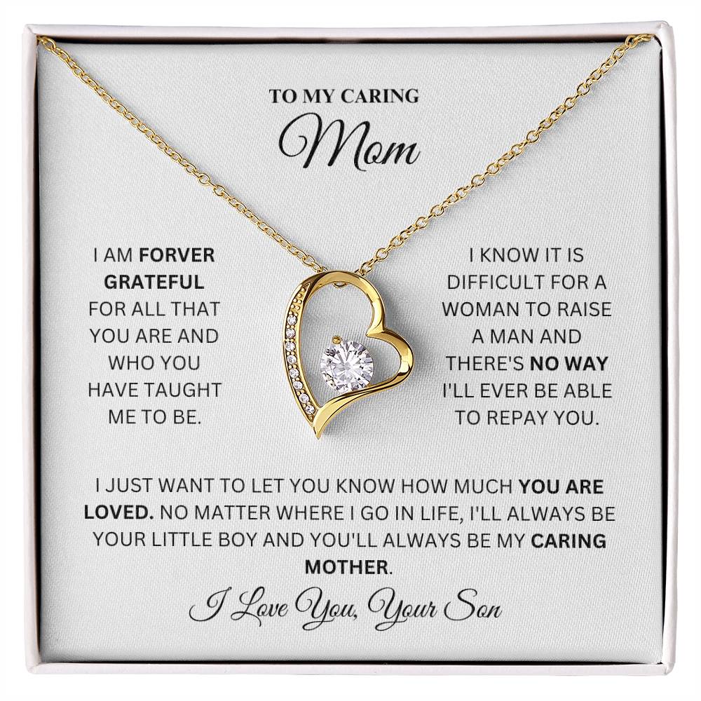 Mom -Love Me - Forever Love Necklace