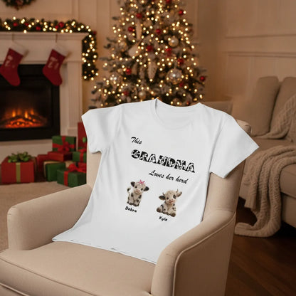 This Grandma Loves Her Herd – Personalized Grandma Shirt