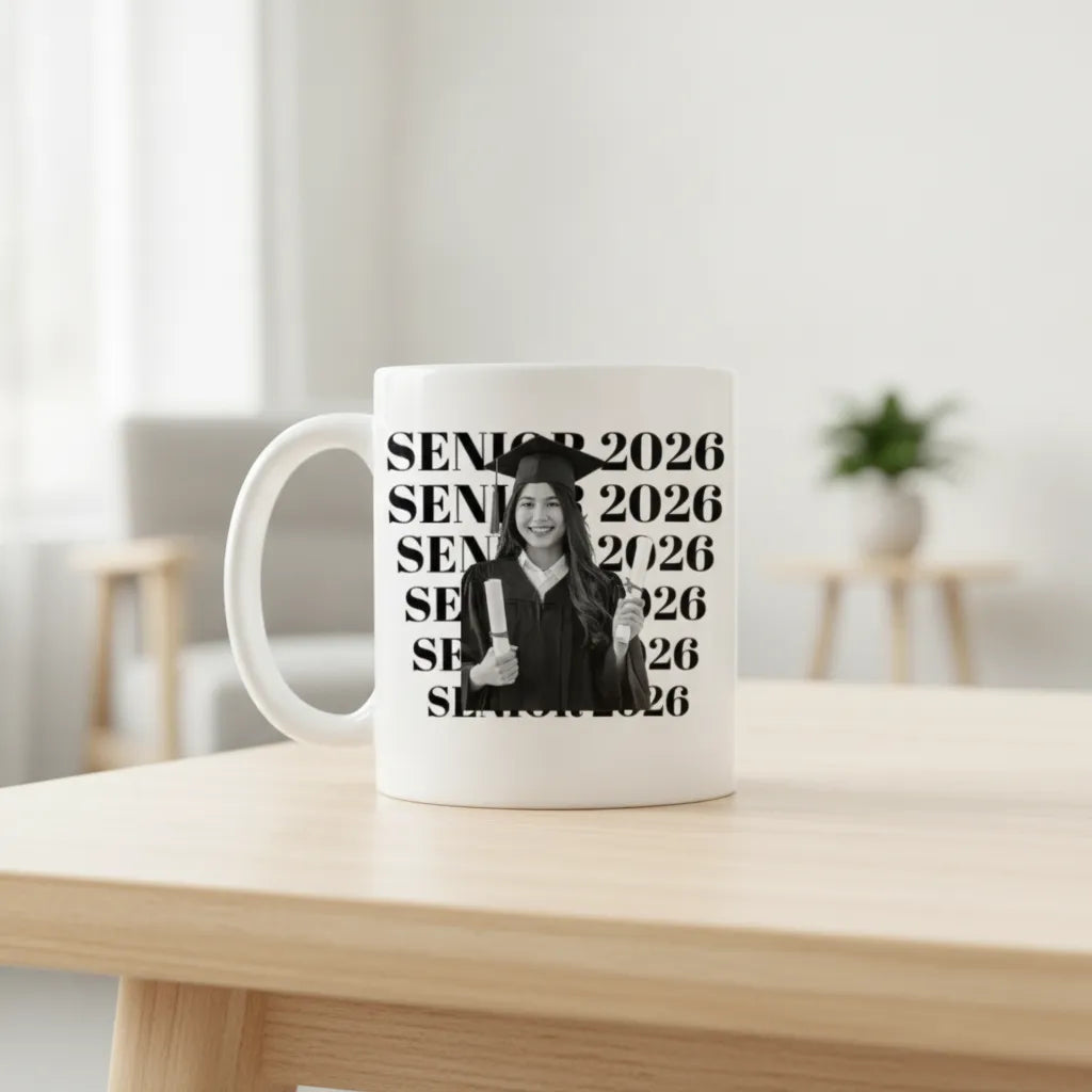 Senior Vintage Photo - Personalized Mug