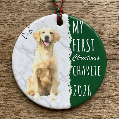 Our First Christmas - Personalized Pet Ornament