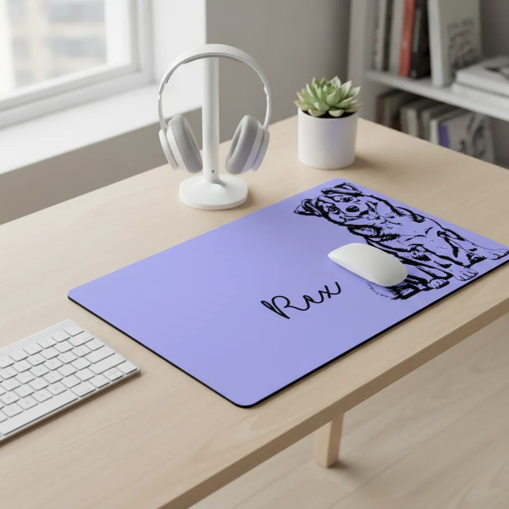 Personalized Pet Portrait Desk Mat