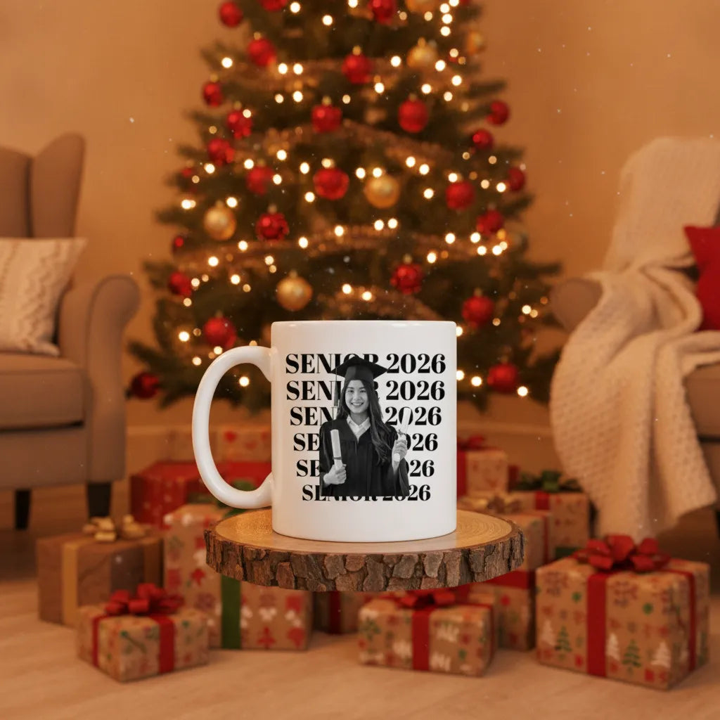 Senior Vintage Photo - Personalized Mug