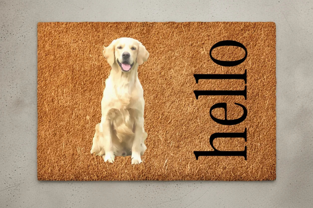 Pet Portrait Personalized Doormat