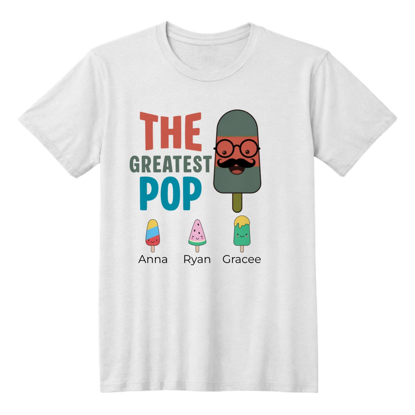 Personalized Grandpa Shirt | Custom Gift for Pop, Dad, Papa & Grandfather