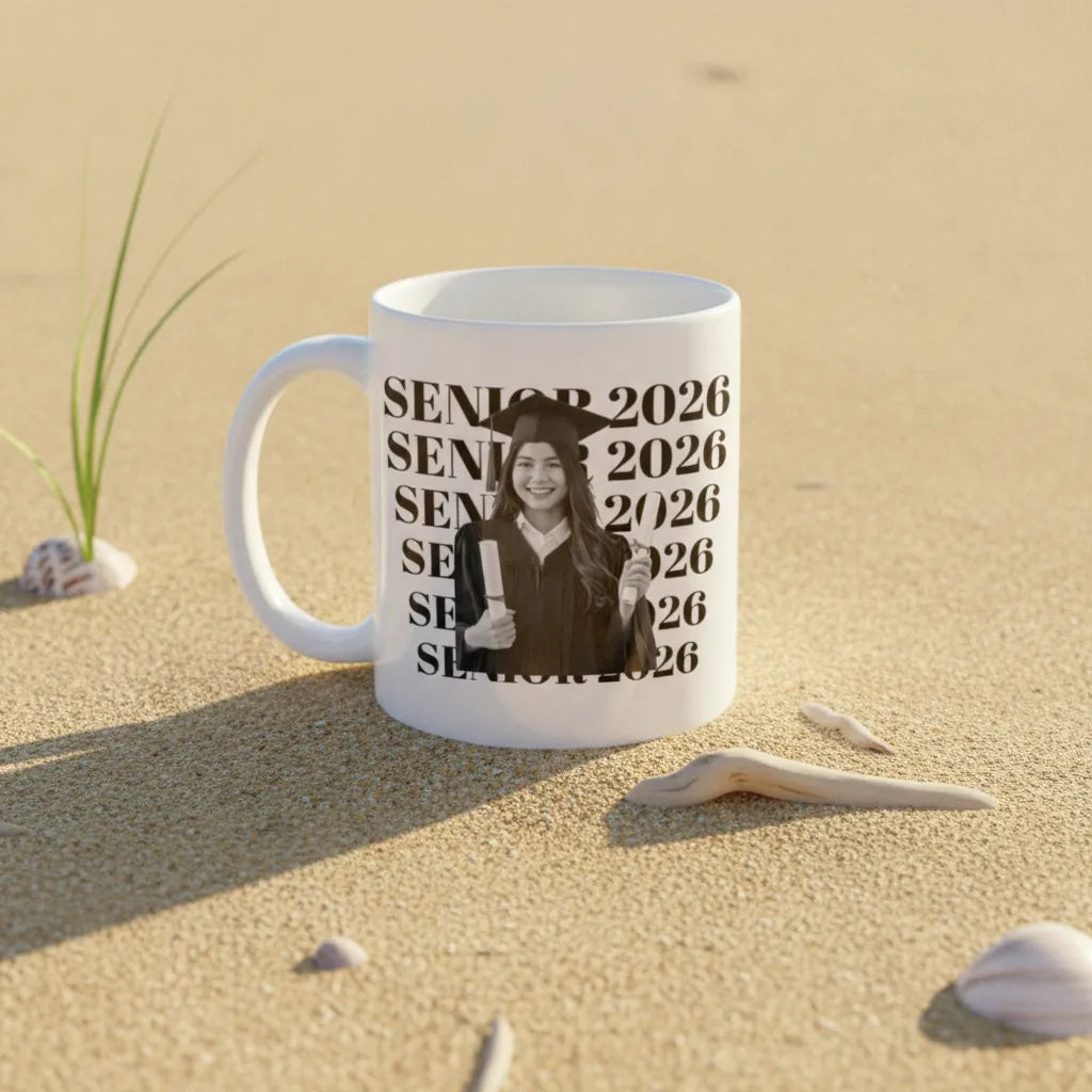 Senior Vintage Photo - Personalized Mug