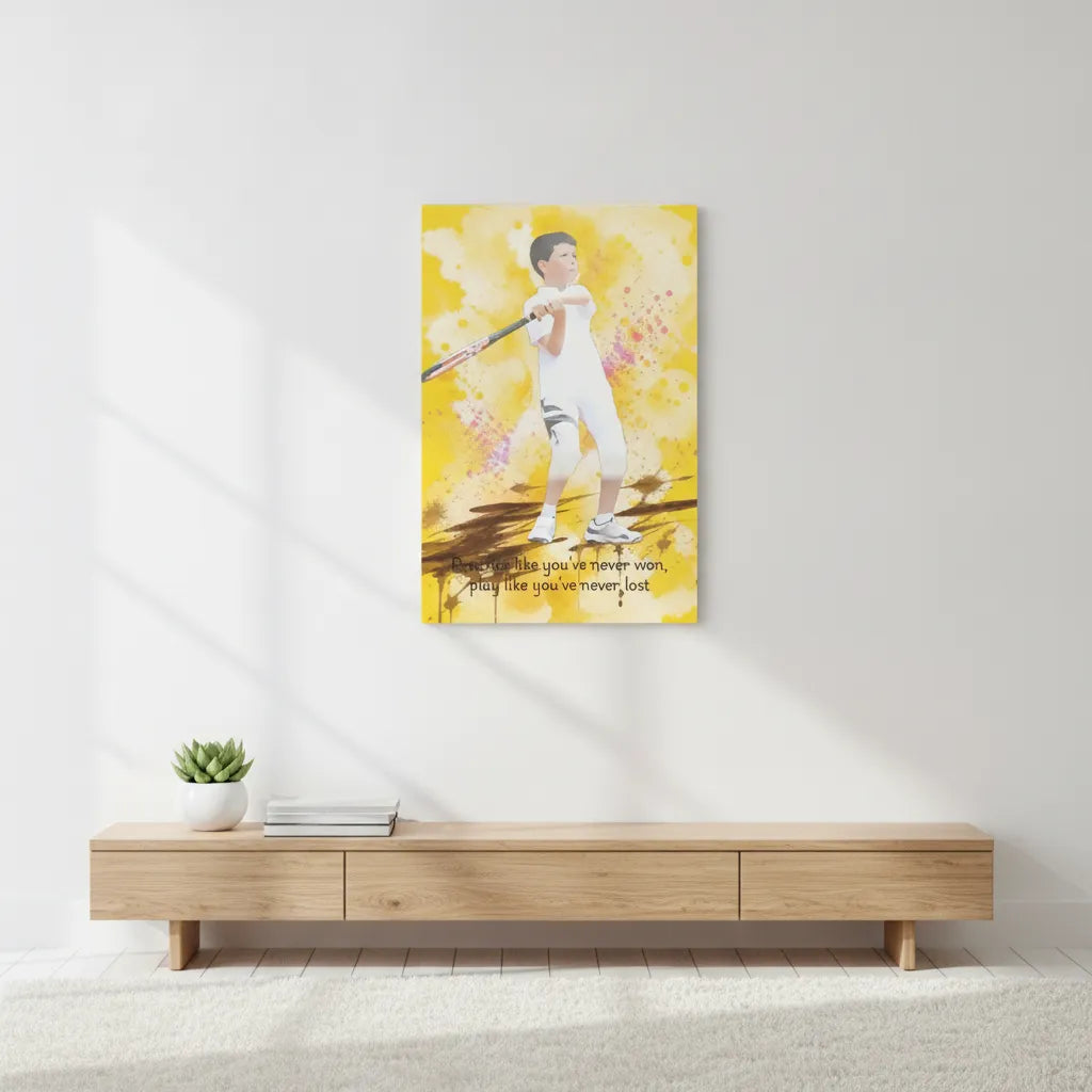 Personalized Watercolor Sports Poster