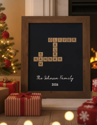 Our Family Name - Personalized Scrabble