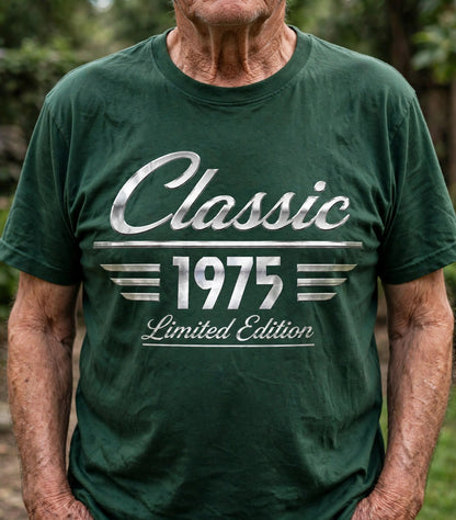 Classic Limited Edition - Birthday Gift, Vintage Old Age Gift For Him, Dad, Husband, Grandpa - Personalized Shirt