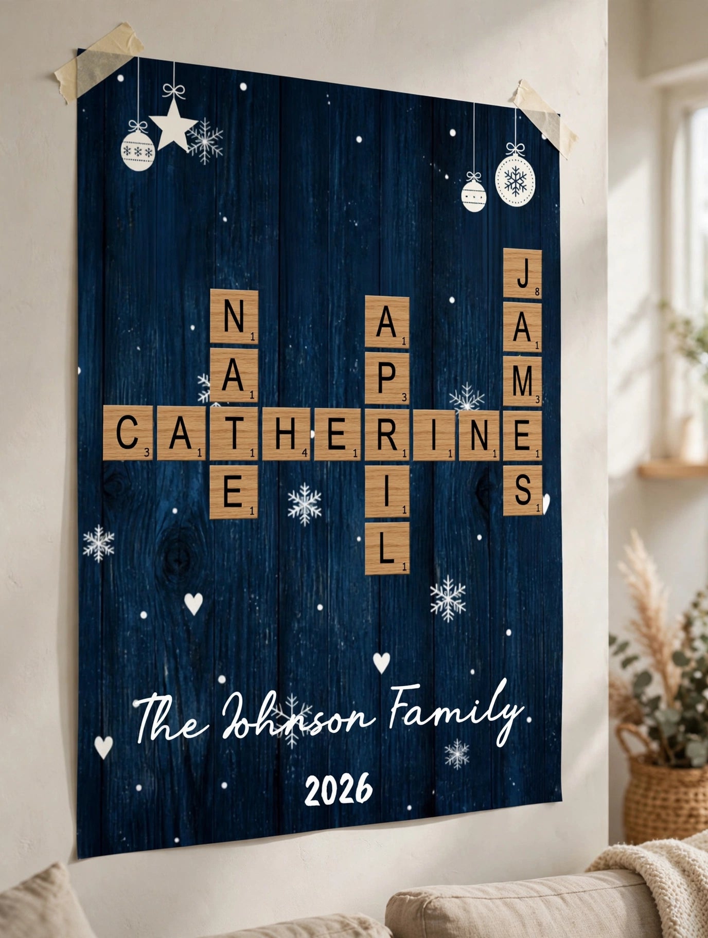 Our Family Name - Personalized Scrabble