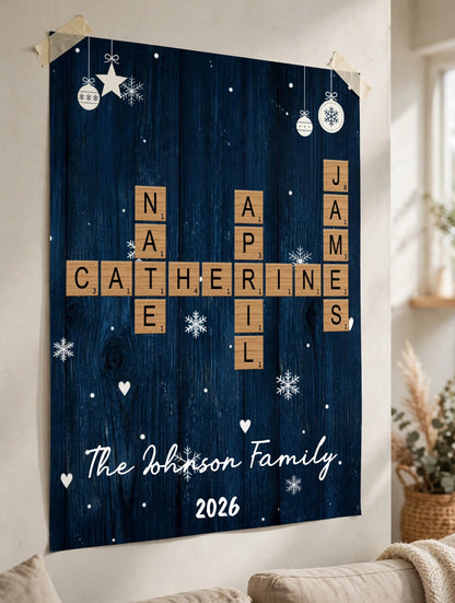 Our Family Name - Personalized Scrabble