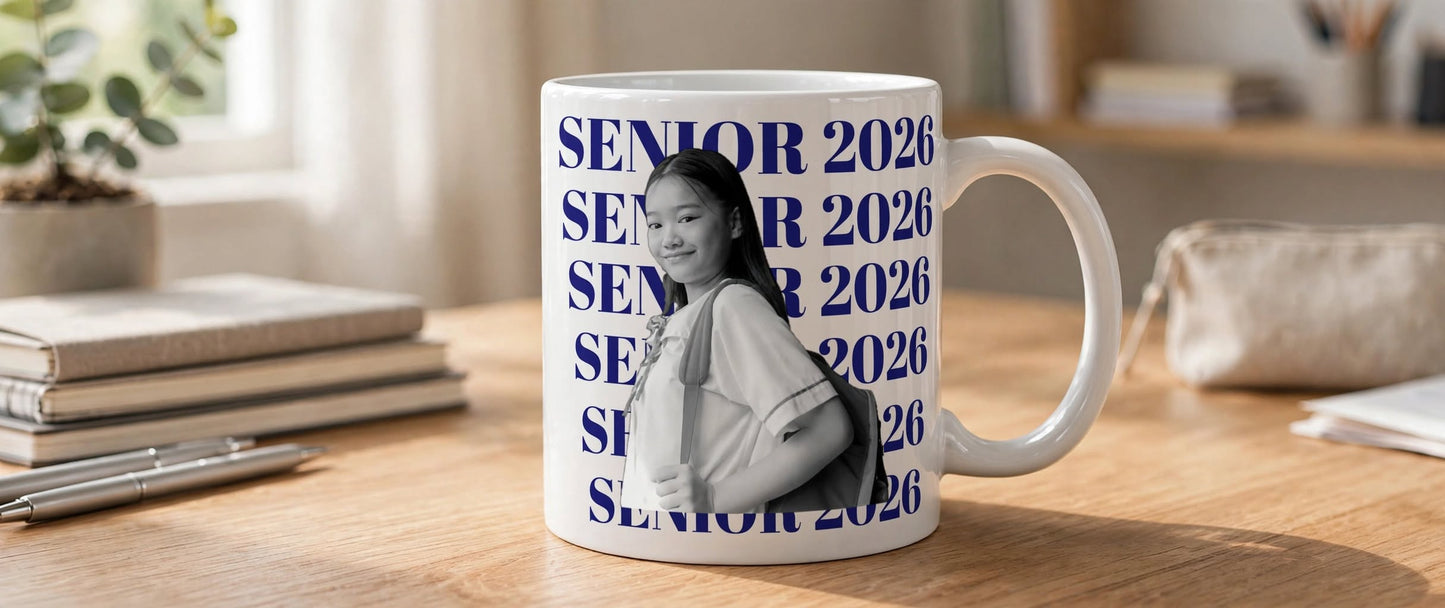 Senior Vintage Photo - Personalized Mug