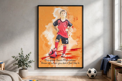 Personalized Watercolor Sports Poster